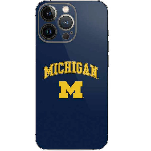University of Michigan M Logo iPhone 14 Pro Skin
